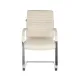 Кресло Бюрократ T-8010-LOW-V/IVORY на полозьях слоновая кость искусственная кожа. Фото товара с разных ракурсов.