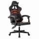 Кресло компьютерное  "Shooter GM-123", 2 подушки, экокожа, черное/красное, 533190 главное фото в маленьком размере