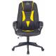Кресло игровое Zombie 8 черный/желтый искусственная кожа крестовина пластик. Фото товара с разных ракурсов.